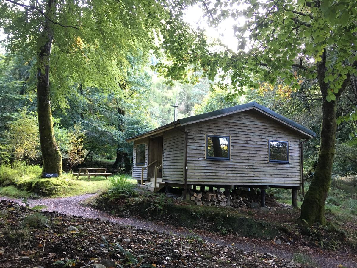 Villa Woodland Cabins, Glencoe Ballachulish Exterior foto